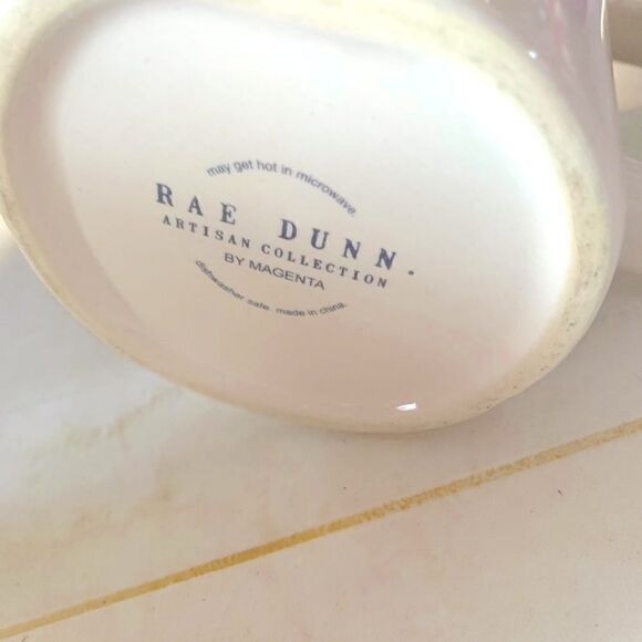 Rae Dunn Coffee Cup Mug Jet Set. Ceramic 12 oz Gorgeous no chips - Picture 3 of 3